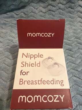 Momcozy Contact Nipple Shields for Breastfeeding with Case, Size S 17mm, 2 Pack